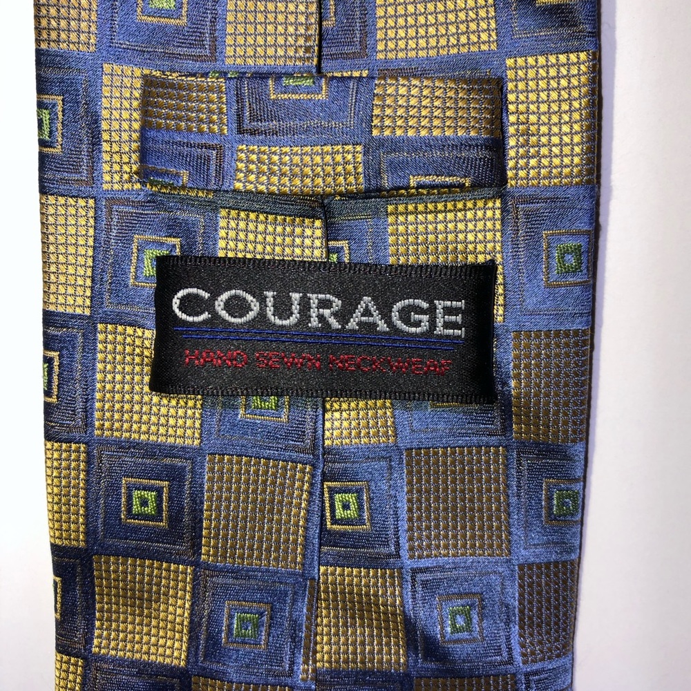 Courage 100% Silk Hand Sewn Neckwear